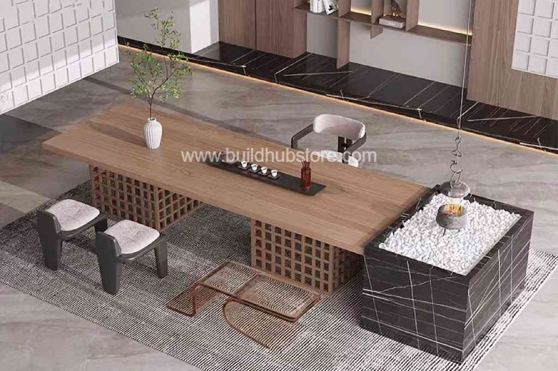 木质茶台-2000*800*750