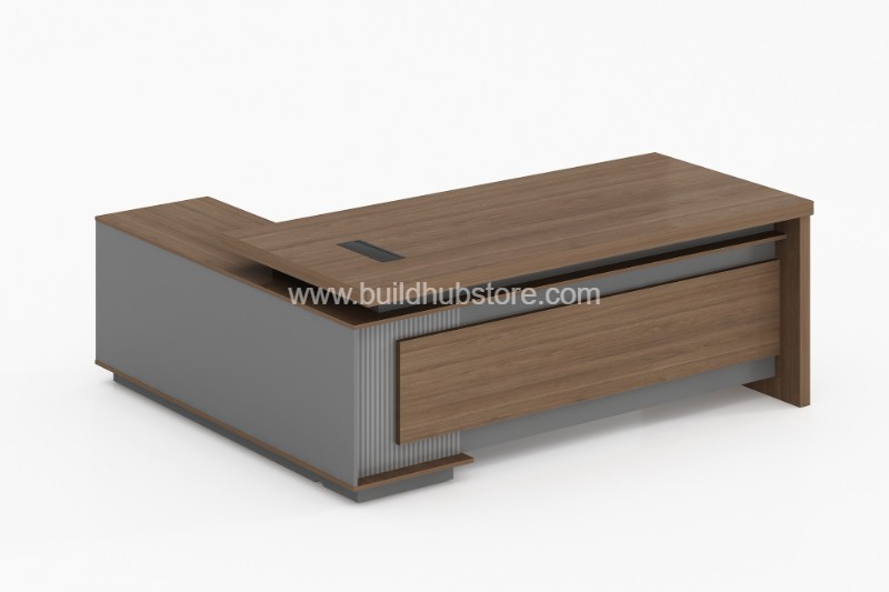 刨花板办公桌-2600*2180*760